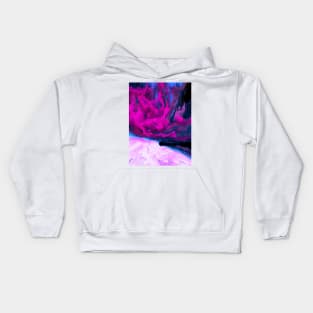 Angelic Devil Glitched Fluid Art Kids Hoodie